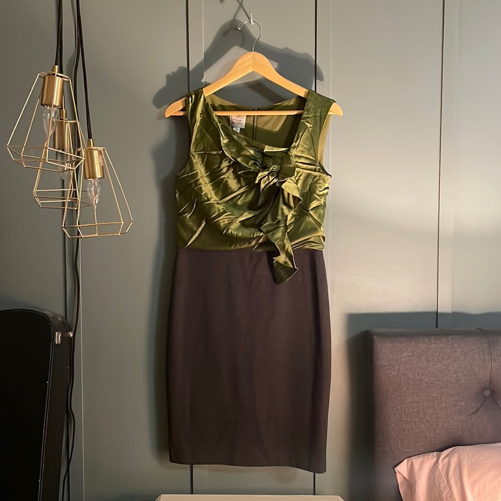 Jewel/Two-Toned Evening Dress